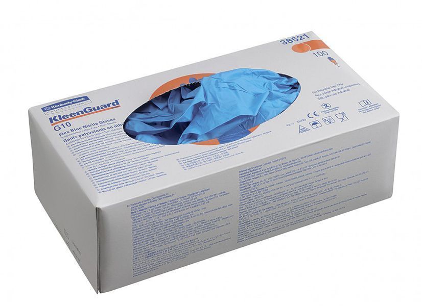 Перчатки KIMBERLY-CLARK Kleenguard G10 нитриловые, размер XL, в пачке 1000 шт. фото2