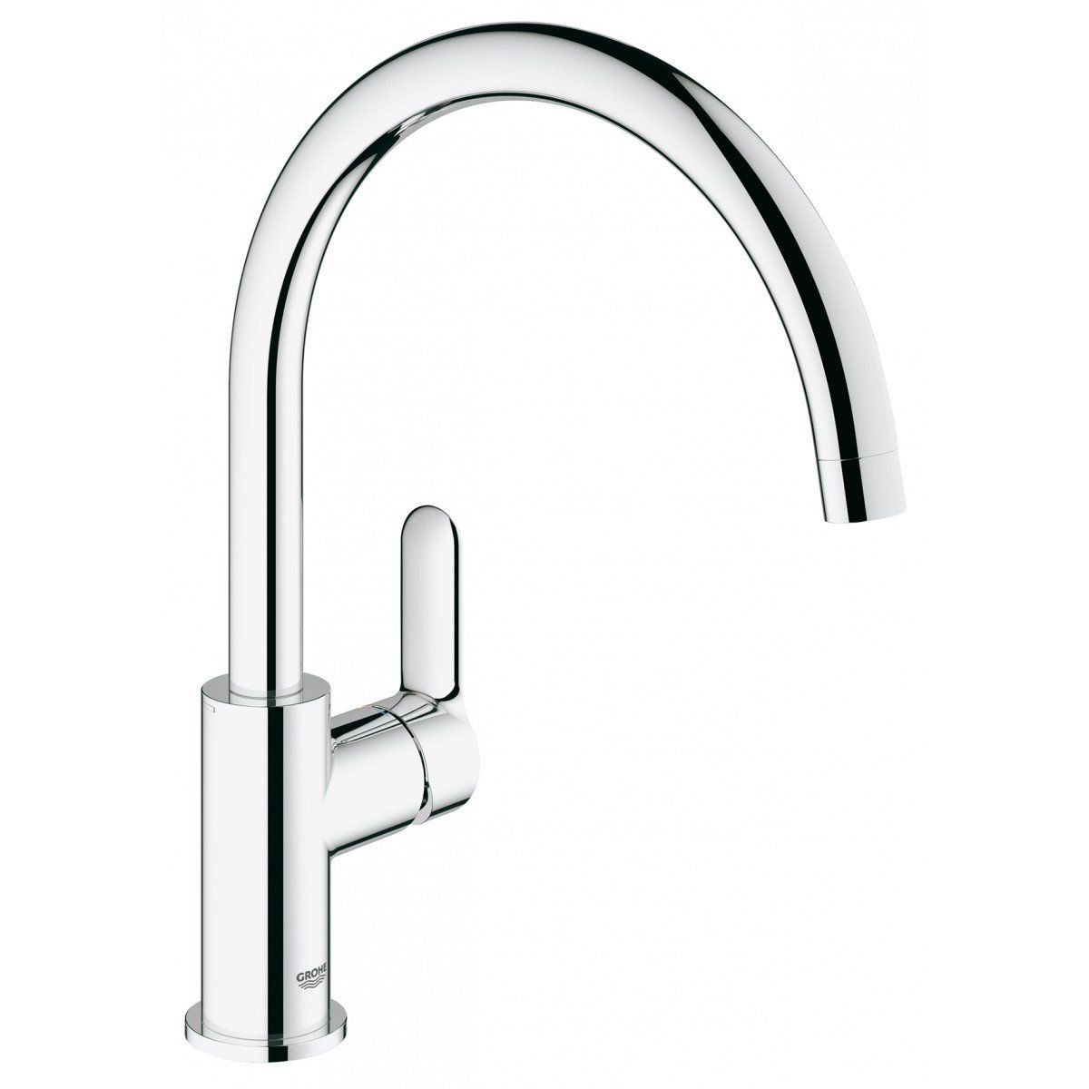 Смеситель для ванны с подключением душа grohe bauloop 23341000 однорычажный