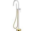 Смеситель для ванны BOHEME Uno 469-WG White Gold