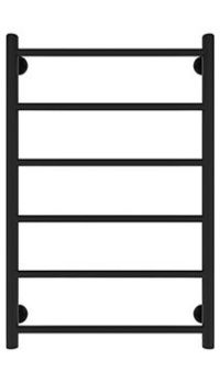 Полотенцесушитель САНПРИЗ Аврора 6 перекладин 50/80 черный матовый