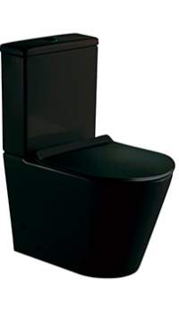 Унитаз напольный ESBANO Alagon-C матовый черный, с сиденьем с микролифтом