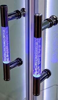 Ручки DETO с LED-подсветкой для душевых кабин A-серии